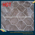 Hexagonal chicken wire fence